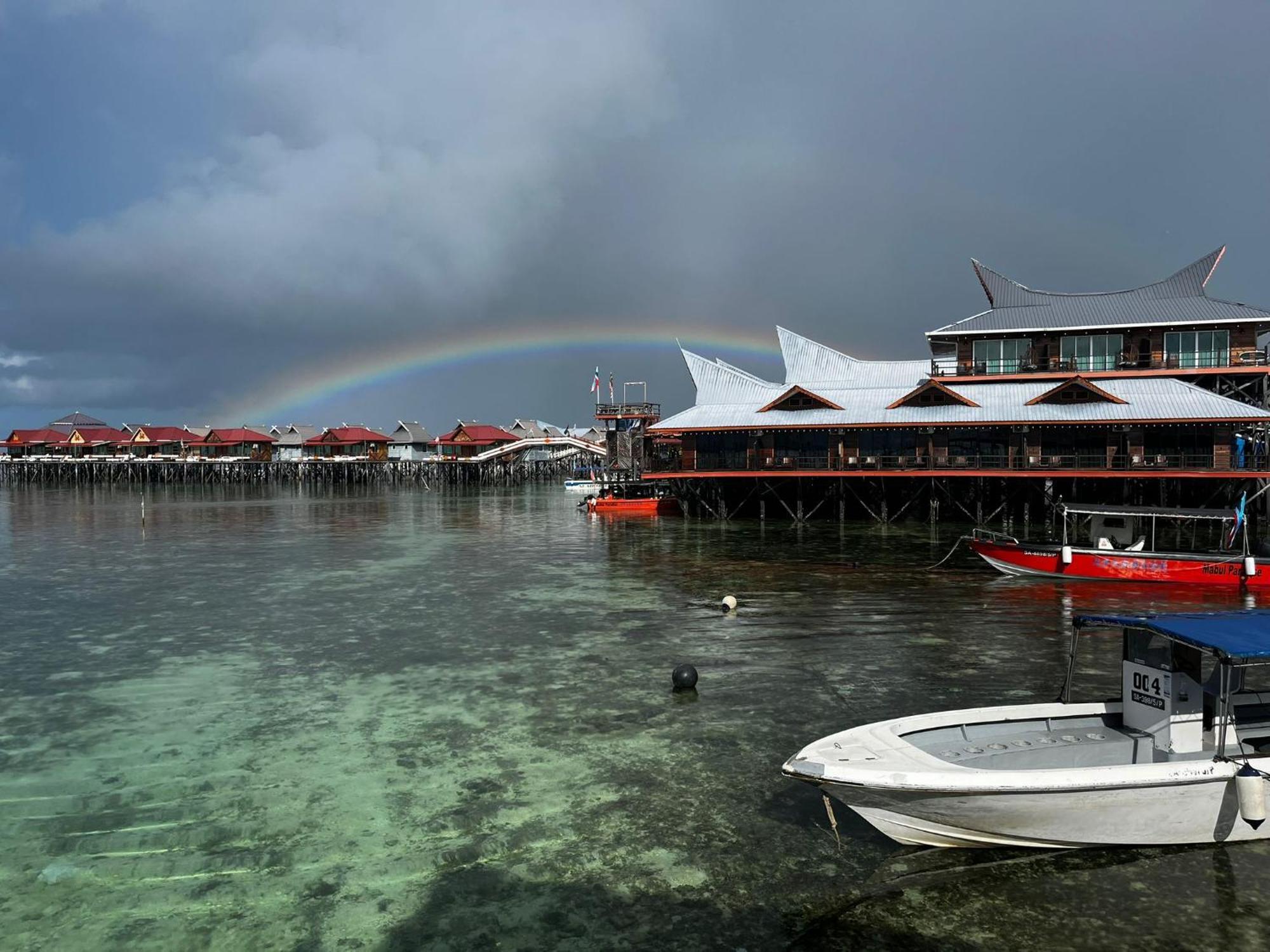 Mabul Backpackers Apartment Mabul Island Luaran gambar