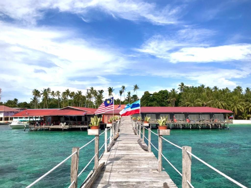 Mabul Backpackers Apartment Mabul Island Luaran gambar